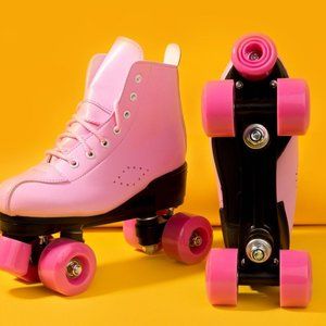 Angel Skates Sunset Pink Roller Skates (New/Size 8.5)